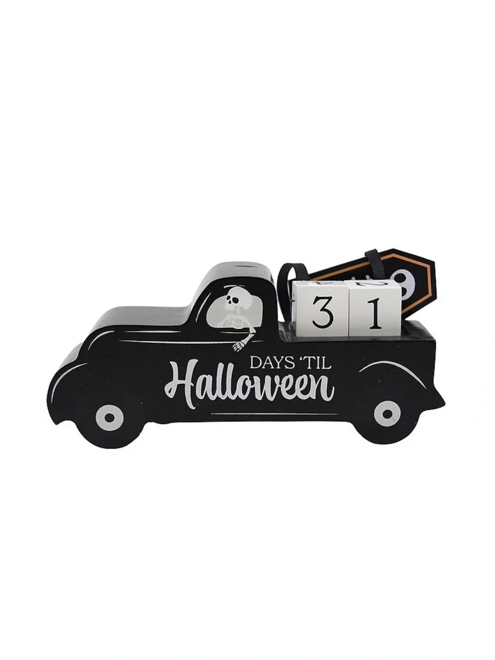 Halloween Countdown Truck Decor - Black